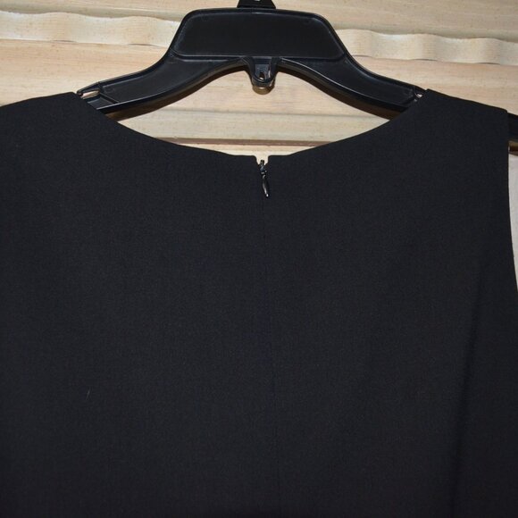 Tahari Sleeveless Sheath, Size 12, Little Black Dress, Professional Flair - NWT - Picture 8 of 12